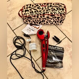 Curl Genius Red Hair Styling Curler for Effortless Beauty
